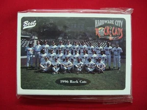 1996 HARDWARE CITY ROCK CATS BEST MINOR LEAGUE BASEBALL TEAM SET MINNESOTA TWINS - Bild 1 von 4