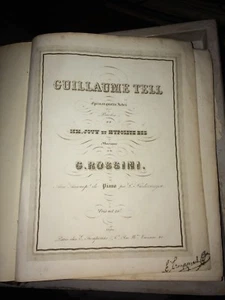 ROSSINI. OPÉRA EN 4 ACTES. VERS 1850. - Imagen 1 de 5