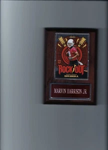 MARVIN HARRISON JR PLAQUE ARIZONA CARDINALS FOOTBALL NFL C ROCK OUT - Picture 1 of 1