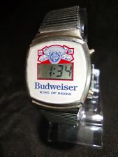 Vintage Budweiser Digital Men's Watch - Works Well