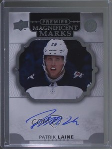2017-18 Premier Magnificent Marks 2018-19 Upper Deck Update Patrik Laine Auto