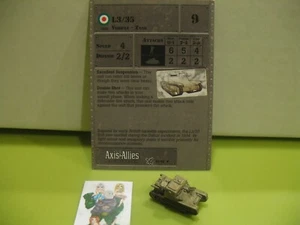 =Axis & Allies Miniatures D-DAY L3/35 con tarjeta 40/45= - Imagen 1 de 1
