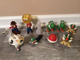 Nintendo Figure And Toy Lot Super Mario Luigi Yoshi Pok&eacute;mon Mcdonalds NES Toys