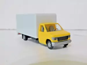 Busch 89117 1/87 HO 1992 Ford E-350 Box Truck Undecorated Yellow NIB - Picture 1 of 5