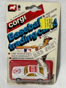 Vintage 1982 CORGI MLB Baseball Ford Mustang Cobra Boston Red Sox, 1/64 - Picture 1 of 3