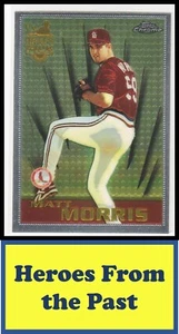 1996 Topps Chrome #92 Matt Morris Rookie RC 061-T - Picture 1 of 2