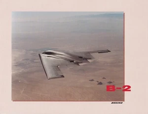 Vintage B-2 Spirit BOEING Promo Bild 8,5"x11" - Bild 1 von 2