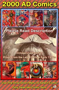 2000 AD Comics Vintage Late 1980s & Early 1990s Progs (Select Issue) SOLD USED - Picture 1 of 86