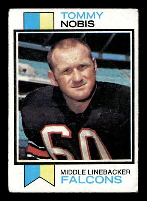 Tommy Nobis 1973 Topps #385 Atlanta Falcons GD - Image 1 of 2