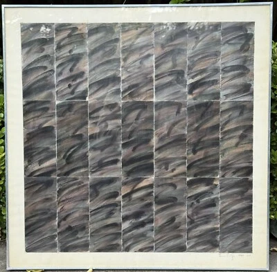 Pintura Original David Trowbridge Arte Abstracto Modernismo California Foto 1 de 4