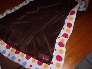 MANTA BEBÉ DR SEUSS 29X38" LUNARES ROJO AZUL AMARILLO VERDE MARRÓN TREND LAB    - Imagen 1 de 2