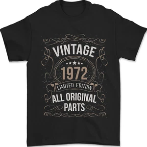 53rd Birthday Limited Edition 1972 Mens T-Shirt 100% Cotton - Picture 1 of 2