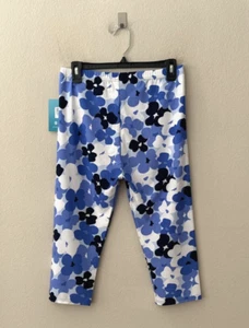 NWT! Coolibar Girl's Sz XL Wave Swim Capris Sun Protection 50+ UPF Floral Youth - Picture 1 of 4
