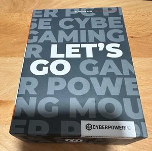 NEW Cyberpower PC Elite M2 Gaming Mouse Wired Black RGB 6-Color 6 Buttons - Picture 1 of 2