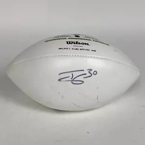 Fútbol americano de la NFL firmado por Todd Gurley por los Rams de Los Ángeles - sin certificado de autenticidad - mal estado - Imagen 1 de 7
