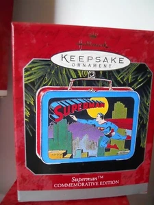 Hallmark SUPERMAN LUNCHBOX ORNAMENT 1998 Pressdose NRFB - Bild 1 von 1