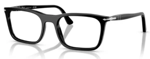 Persol 0PO3358V 95 Black Rectangular Men's Sunglasses - Picture 1 of 3