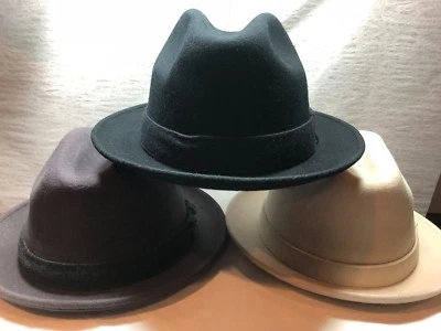 Alwayson Stet 3101 Sombrero Lana Hombre Abolladura Central Gris Nuevo Con Etiqueta Pellizco Delantero  Foto 1 de 4