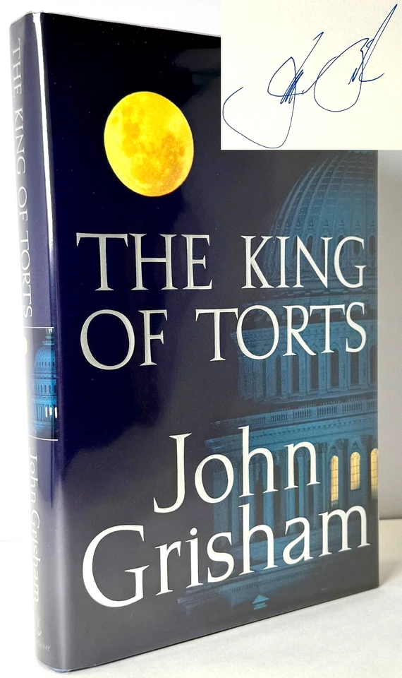 The King of Torts SIGNED by John Grisham 2003 HCDJ 1st print in Mylar, Near fine — 第 1/4 张图片