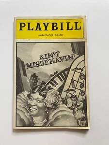 De colección Aint Misbehavin Playbill (1988) Ambassador Theatre Broadway Playbill - Imagen 1 de 6