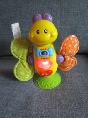 Vtech Zauberfuß Schmetterling Zahlen, Buchstaben mit Melodie Lernspielzeug incl. - Bild 1 von 4