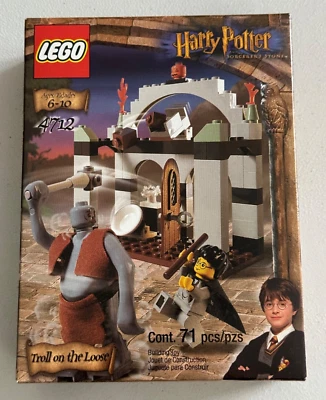 LEGO Harry Potter 4712 Troll on the Loose set 71 pcs 2002 BRAND NEW RARE OOP! - Image 1 of 4