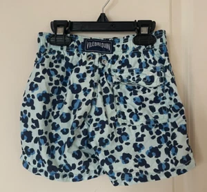 Vilebrequin Boys Swim Shorts Blue Animal Print Size 6 ANS 4 Pockets - Picture 1 of 3