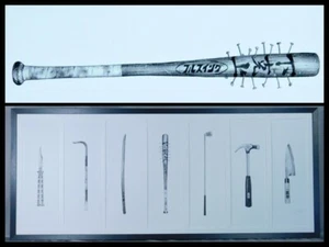 Shohei Otomo The Seven Legendary Swords. 7 autographed prints, framed - Picture 1 of 10