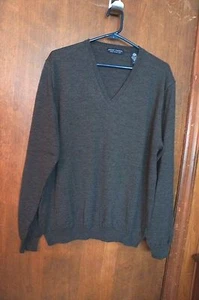 SUÉTER DE LANA MERINO ITALIANA ""GRANT THOMAS"" PARA HOMBRE: TALLA L - Imagen 1 de 3
