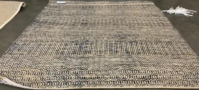 NAVY / NATURAL 8'-0" x 10'-0" Flaw in Rug, Reduced Price 1172677010 CAP309N-8 - Image 1 of 3