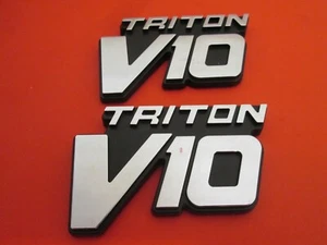 1999-2004 Ford F250 F350 Triton V10 Fender Emblem Badge Logo 2000 2001 2002 2003 - Bild 1 von 2