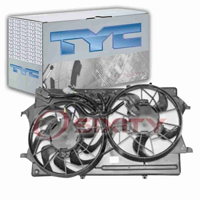 TYC Dual Radiator & Condenser Fan Assembly for 2000-2002 Ford Focus 2.0L L4 qw - Image 1 of 4