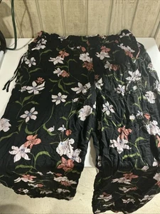 SHADE Damen leichte Stretch Blumen Hose | XL - Bild 1 von 5