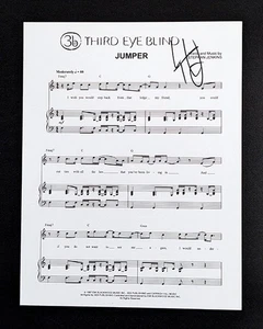 DRITTES AUGE BLIND Stephen Jenkins SIGNIERT 8,5x11 NOTENSEITE 3eb SEMI-CHARMED - Bild 1 von 7