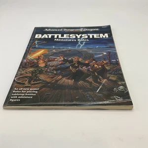 TSR AD&D Dungeons And Dragons 2nd Edition Battlesystem Miniatures Rules! - Bild 1 von 4