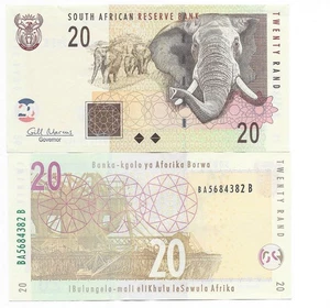 South Africa 20 Rand ND(2009) Extremely Fine P129b - Picture 1 of 1