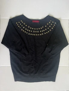 Love Scarlett Women’s Black Sweater Top XL NWT - Picture 1 of 11