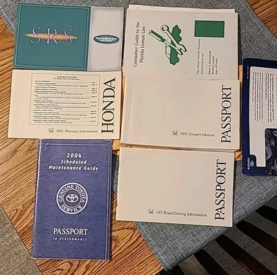 2001 Honda Passport владельцы руководство пользователя справочник оператор книги предохранители больше - Изображение 1 из 4