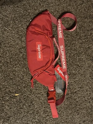 New Dead stock Supreme SS18 Waist Bag Unisex Red New With Tags - Image 1 of 4