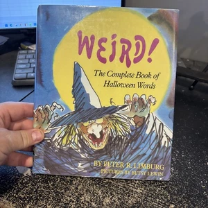 Weird!: The Complete Book of Halloween Words 1989HC Edition With Dust Jacket - Picture 1 of 12