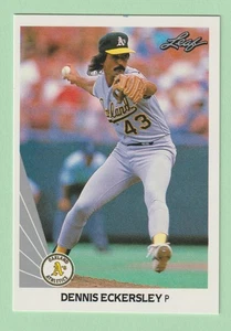 Dennis Eckersley 1990 Hoja Vista Previa #3 de 12 Mega Raro Distribuidor Tarjeta Promocional MISCUTA - Imagen 1 de 2