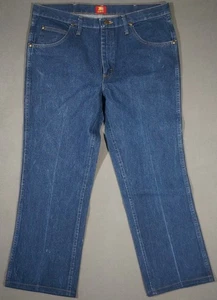XB15455 NICE **WRANGLER** 36MWZPW SLIM FIT MENS BLUE JEANS 36X30 (msr 36"x27.5") - Picture 1 of 6
