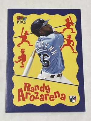 2020 Topps Throwback Thursday #249 Randy Arozarena RC - Tampa Bay Rays - Image 1 of 2