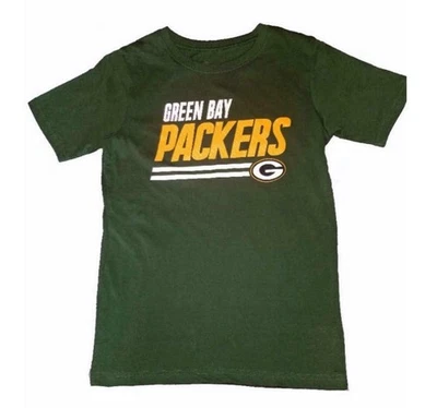 NFL Apparel Niño Green Bay Packers Manga Corta Flash Algodón Camiseta Grande Foto 1 de 2