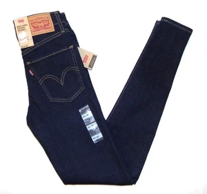 LEVI'S - Women's NEW Mile High Super Skinny Fit Jeans 25"W x 32"L Size 4/6 Blue - Picture 1 of 7
