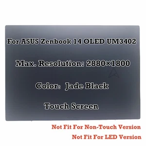 14" für Asus Zenbook 14 OLED UM3402YA 2.8K LCD Bildschirm Touch Komplettmontage - Bild 1 von 11