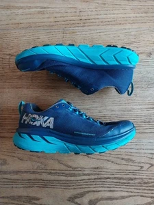 Hoka One One Challenger ATR 4 Womens Sz 8 Running Shoes Blue Sneakers Athletic - Picture 1 of 7