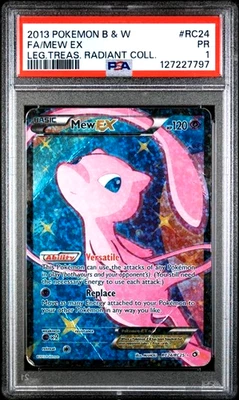 PSA 1 PR POKEMON Mew EX LEGENDARY TREASURES RADIANT COLLECTION RC24 Full Art - Image 1 of 2