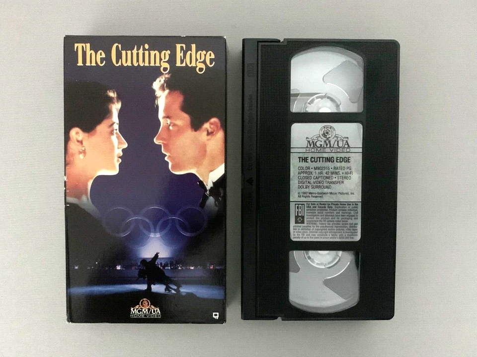 (VHS, 1992) The Cutting Edge - Collectible/Display Quality - Image 1 of 4
