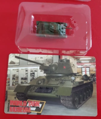 Museo Mundial de Tanques 9: Trompetista Soviético T-34/76 Modelo 1942 Tanque Vehículo Militar Foto 1 de 4